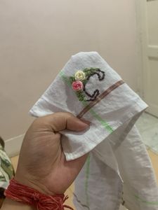customized Embroidered Initial  Hand Towel