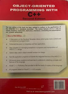 Object-Oriented Programming with C++ Book