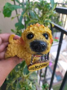 Cute Puppy Figurine For Home, Garden And Planters