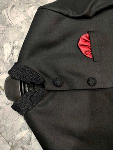 Men&#39;s Black Bandhgala Suit Jacket