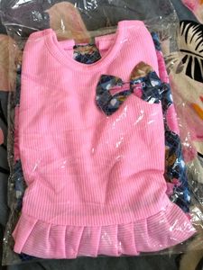 New Girl Cute Pink &amp; Floral Dres