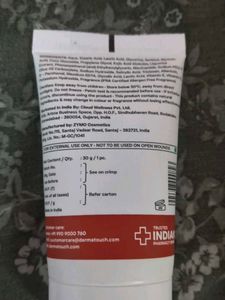 derma touch face wash