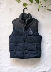 Navy Corduroy LA Vest