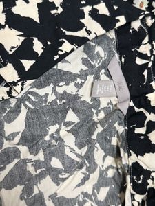 Abstract Print Shirt Dress