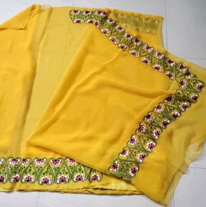 chiffon saree