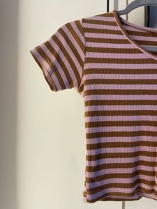 Striped Crop Top