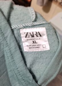 LightGreen Zara Hoodie With New condition