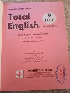 Total English Book Class 9 Icse