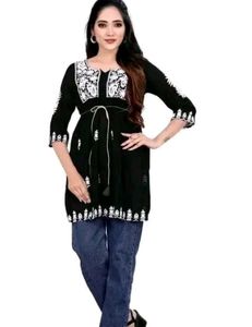 Chickenkari Floral Kurti