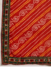 Orange Saree