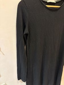 Black High Low  Mini Dress