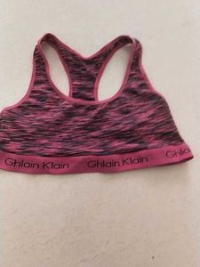 L Pink Ghlain Klain Sports Bra