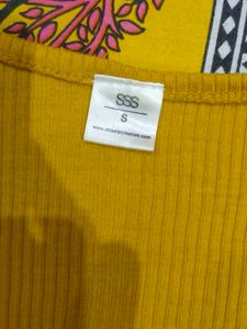 Mustard  Long Sleeve Top