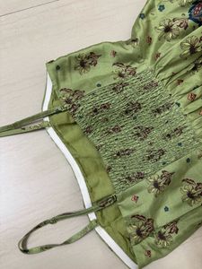 Ritu Kumar Green Francesca Long Dress
