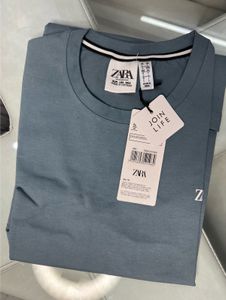 Zara Blue T-Shirt M &amp;L SIZE