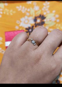 Combo Of Diamond And Gold Ring &amp; Pendent