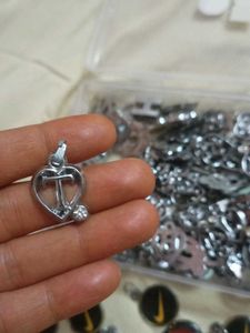 Silver Pendant  For Diy✨
