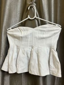 Kees White Tube Top