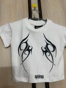 Geneage White Crop Top
