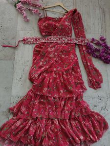 very beautiful ready to wear saree 🌺🌸