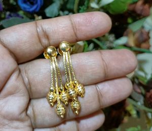 Gold Dangle Earrings