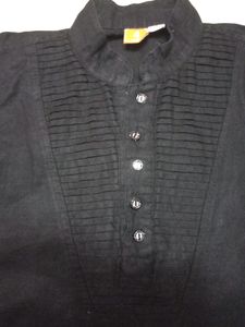 Black Pathani Suit With Jacket