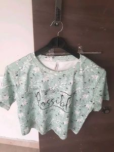 New Short Top With half Sleeves. Unused.