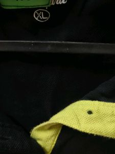 Black And Pink  Polo T-Shirt
