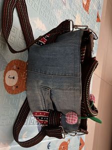 Denim Upcycled Backpack