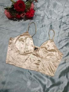 Shein Satin Corset Top