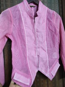Pink Mesh Jacket
