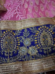 Pink Embroidered Lehenga Choli