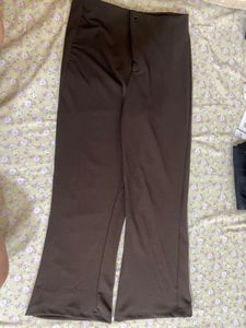 Brown Flared Pants
