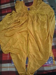 Mustard Dhoti Kurta