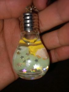 LIQUID FLOAT FRUIT FUN KEYRING
