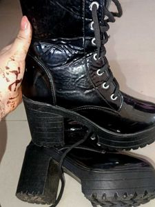 Black Platform Boots