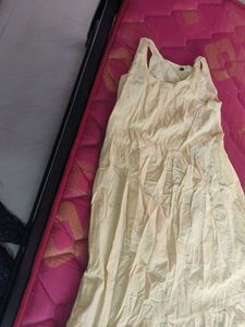 Cream Sleeveless Sundress
