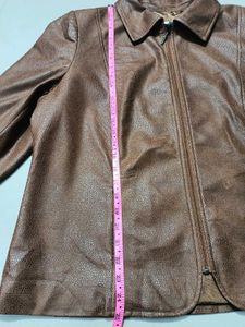 Stylish Mens Snake Skin Print Faux Leather Jacket