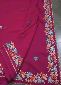 Embroidered Saree 💗