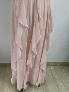 Ruffle Halter Gown