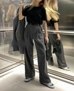 Y2K Korean Office Look Pants