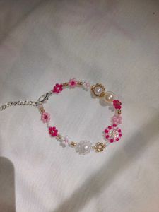 Beaded Flower Bracelet