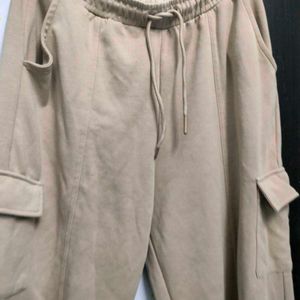 beige sweatpants