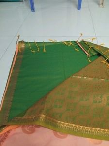 Light Orange Soft Silk Sarees...