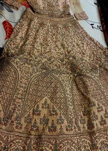 Embroidered Dabka Lehenga Choli