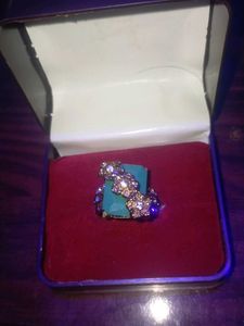 Sparkling Floral Ring