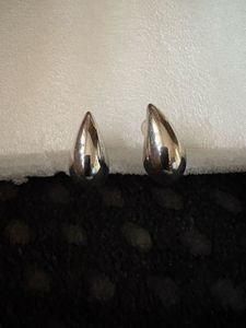 Teardrop Silver Earrings
