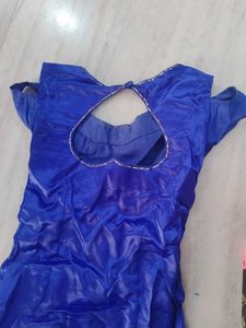 Elegant Blue Ethnic Gown