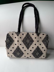 Black Sequin Handbag