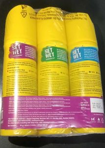 Set Wet Deodorant Pack Of 3